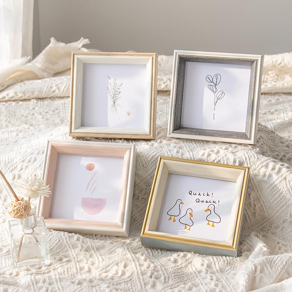 Nordic Picture Frame Square Uchwyt zdjęcia Idol Pokrycie pulsowy puls