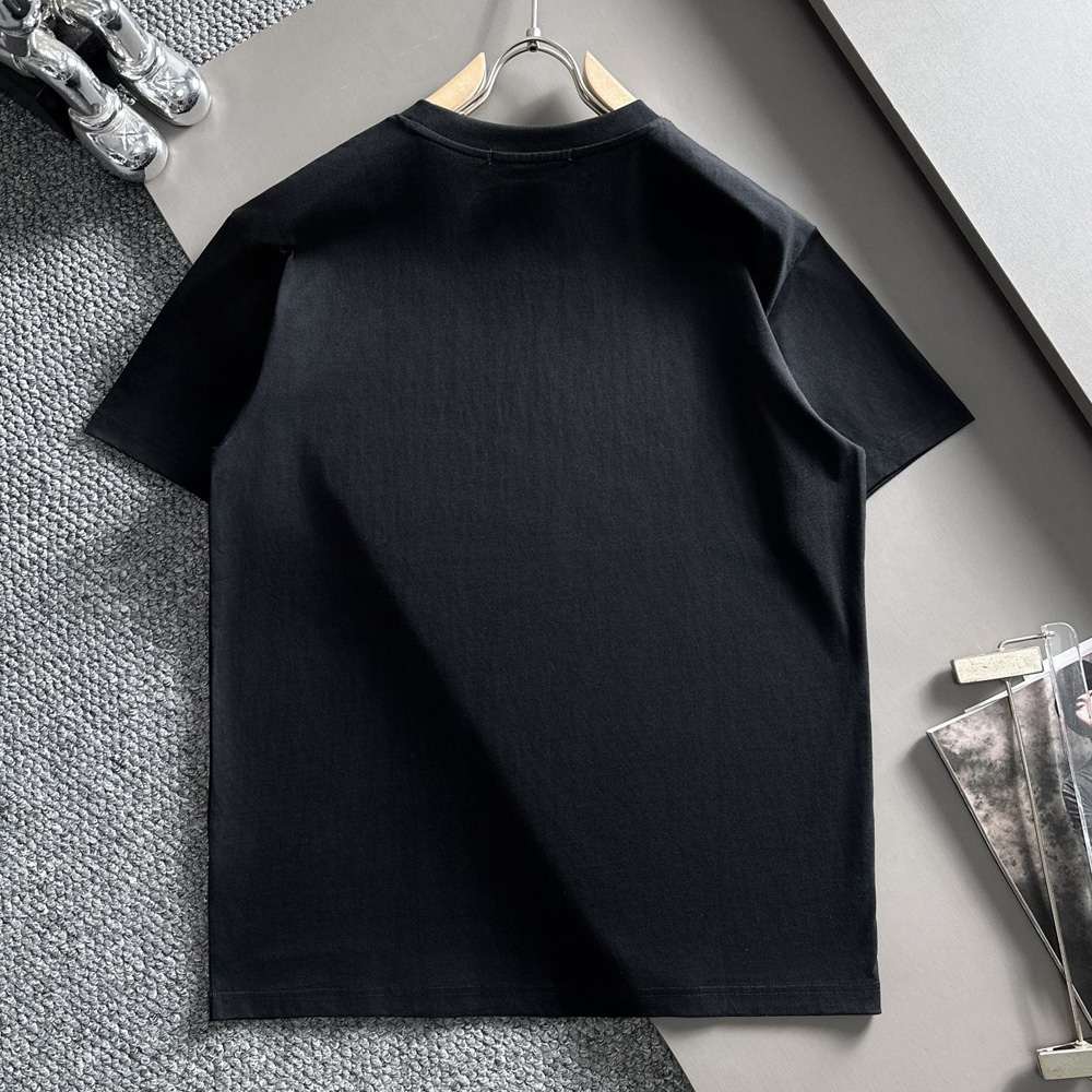 남자 티셔츠 로우 패션 청년 머서 리화면 단축 고산 2024 여름 맞춤형 편안한 편안한 한국 티셔츠 XS-L