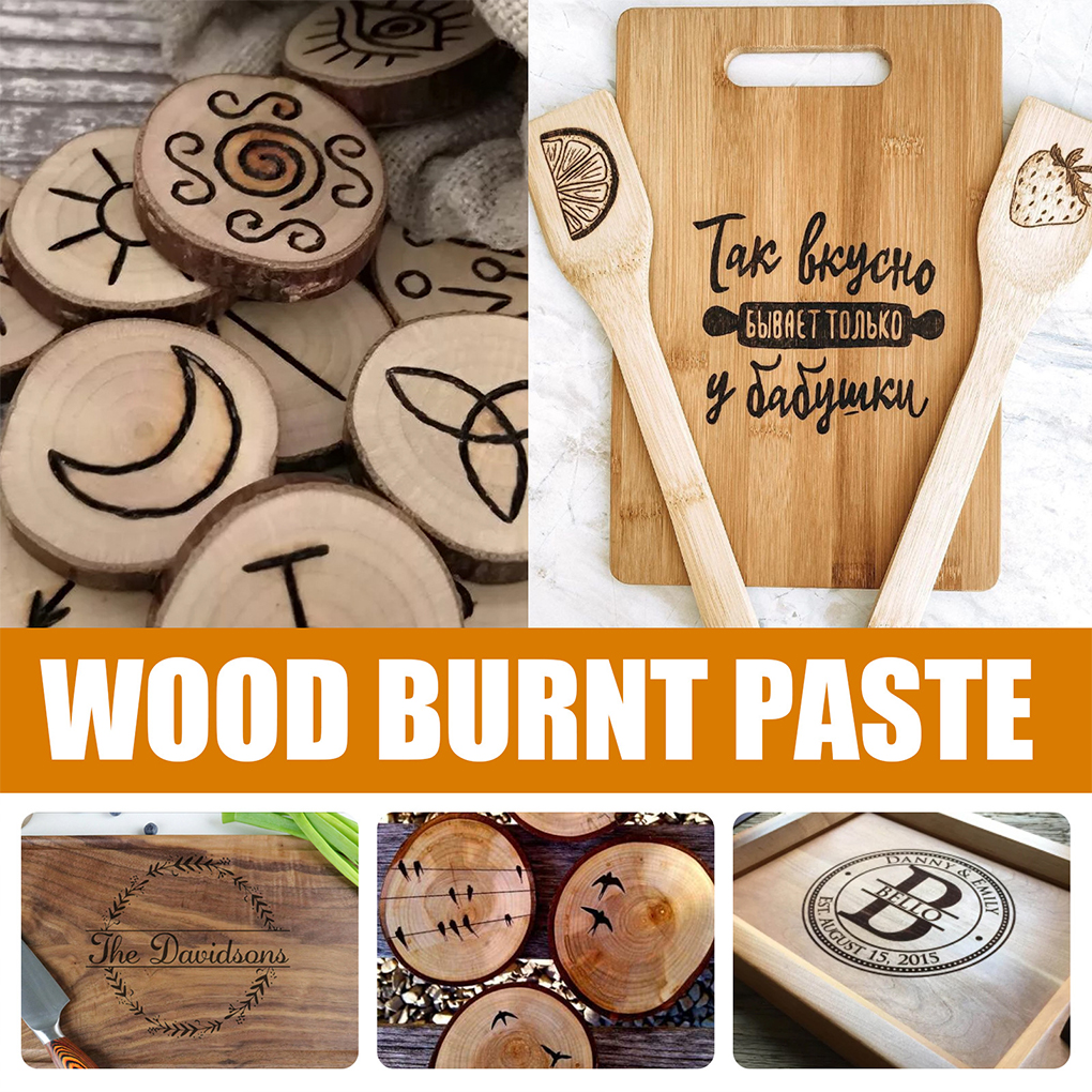 Home Workshop Wood Burn Cream Heats Activated Torch Paste Handmade