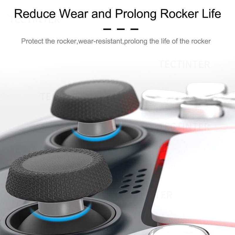 / PS5/ PS4 için Elastik Koruyucu Joystick Kauçuk Yüzük/ Buharlı Güverte Rocker Silikon Ringcover Rog Ally Oyun Konsolu