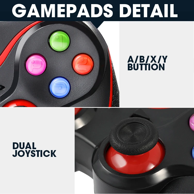 GamePads Canyon GamePads 2.4 GHz Contrôleur de jeu sans fil pour ordinateur PC Playstation 3 TV Box Phone Pod V8 Game Controller