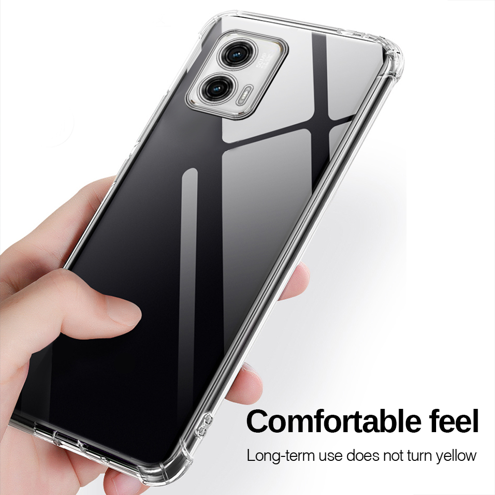 Transparenta Airbags Sockproof Coque för Motorola Moto G10 G20 G30 G50 G22 G32 G42 G62 G13 G23 G53 G73 TPU Soft Case G 73 53 13