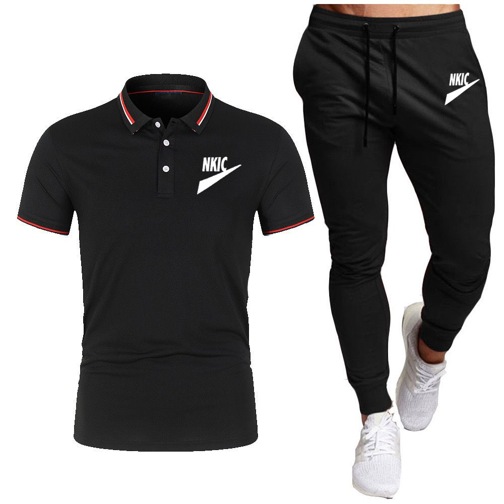 Ensembles de course pour hommes Summer Sportswear Gym Fitness costumes T-shirts secs rapides Drys Sports Vêtements d'entraînement Sport Tracksuis de sport