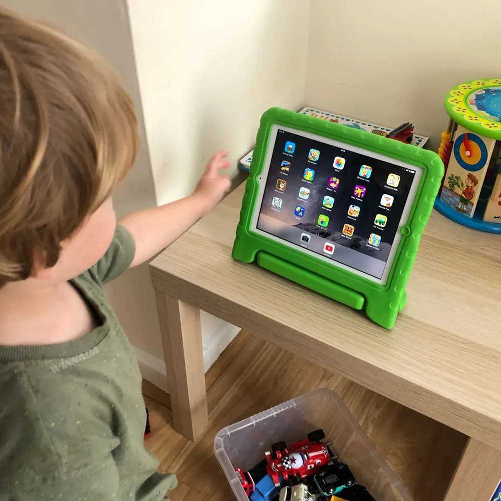 Tablet PC -cases Tassen voor iPad 9e generatie Case Eva Kids Cover voor 10e 5e / 6e lucht 2 3 4 Stand Tablet Pro 11 240412