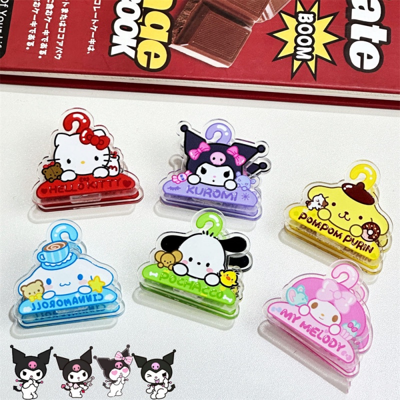 / Set Animal Binder Clip Coupte acrylique PP Clips Page Page Paper Clip File Fichier Index Prapperie Photo