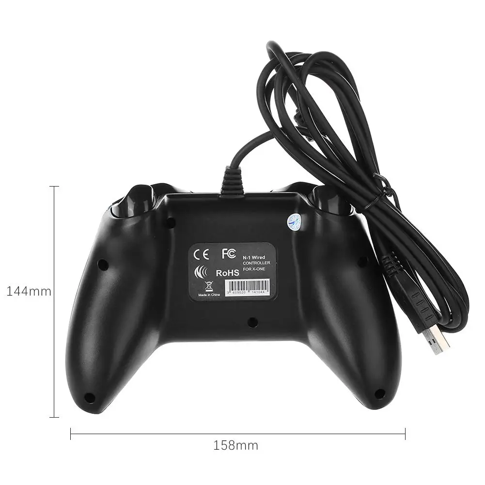 GamePads 2.2m Wire Gamepad USB Joypad Durable Dual Vibration Controller Family Party Party Entertainment Tools for Microsoft Xbox One Slim