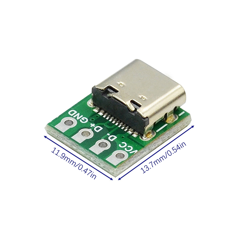 Yeni /USB 3.1 Tip C Konnektör 16 Pin Test PCB Kart Adaptörü 16p Konektör Soketi Veri Hattı Kablo Kablosu Aktarımı