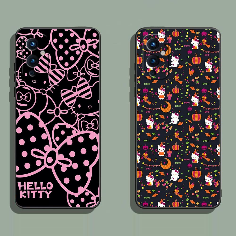 Śliczny kot Hello K-K-Kitty Phone Fundda COQUE Case for OnePlus 11 10 9 8 8T 7 7t 6 6t 5 Ace 2v Nord Ce 2 3 5 Pro Case Capa Shell