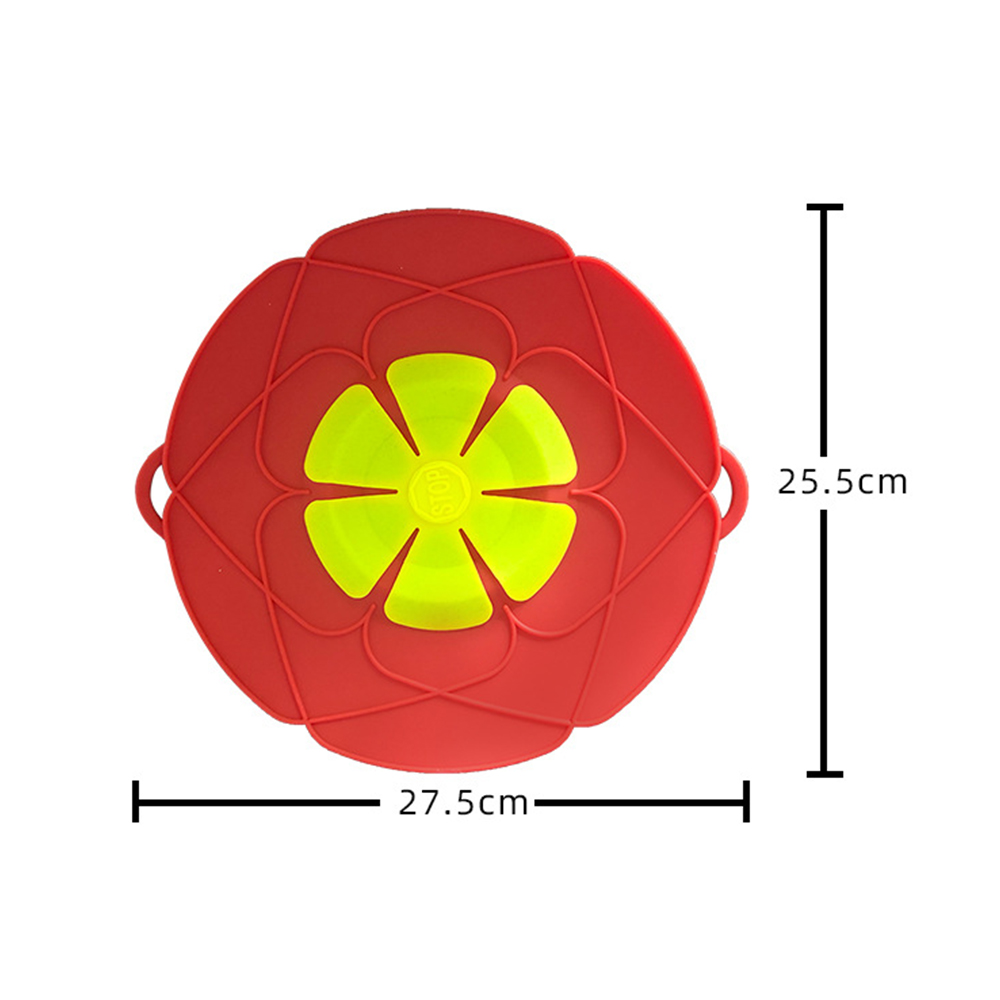 Silicone Lid Spill Stopper Cover for Pot Pan Kitchen Accessories Cooking Tools Flower Cookware Home Kitchen