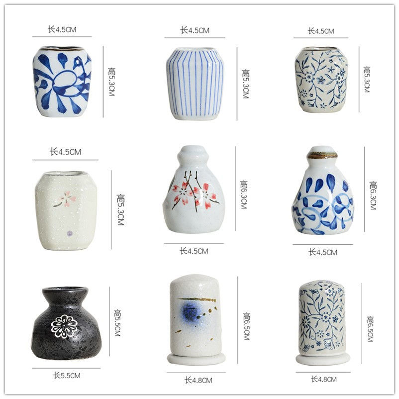 Canna ceramica giapponese in ceramica, scatola lussuosa di lusso, barattolo del vento, secchio, secchio, soggiorno, soggiorno