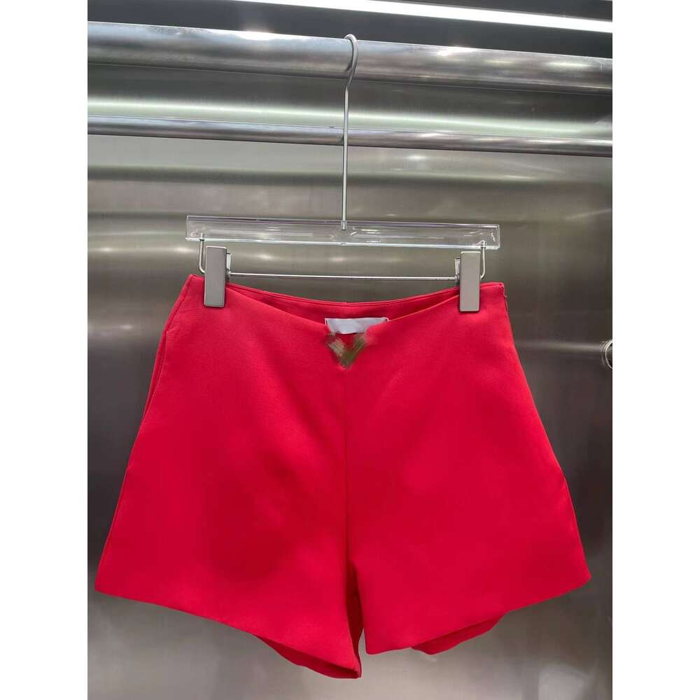 Women's T-shirt Spring/summer Elegant Style Simple Polo Tie Medium Length Shirt Casual Shorts Set