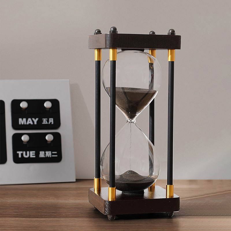 Nordic Creative Retro Hourglass 45/60 Minutes Timer TV Cabinet Porch Decorations Sand Clock Office Home Ornaments Birthday Gifts