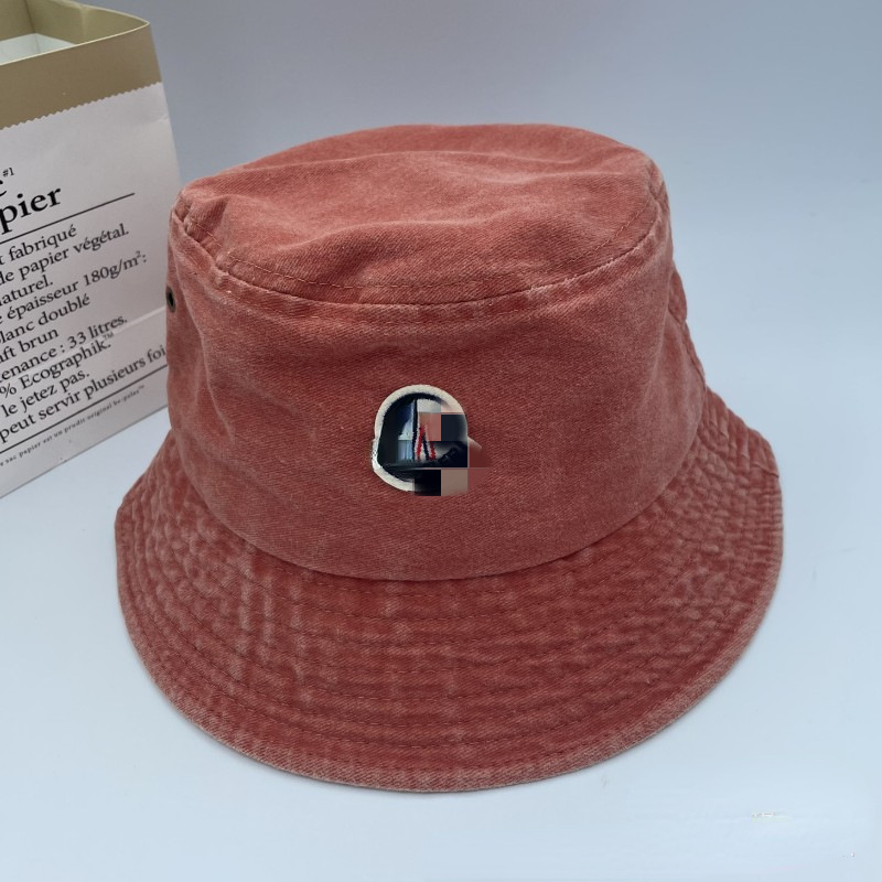 Unisex designer hattar m sommar hink hatt utomhus utflykt bär tvättbassäng hatt vintage gammal stor randen klättring hatt