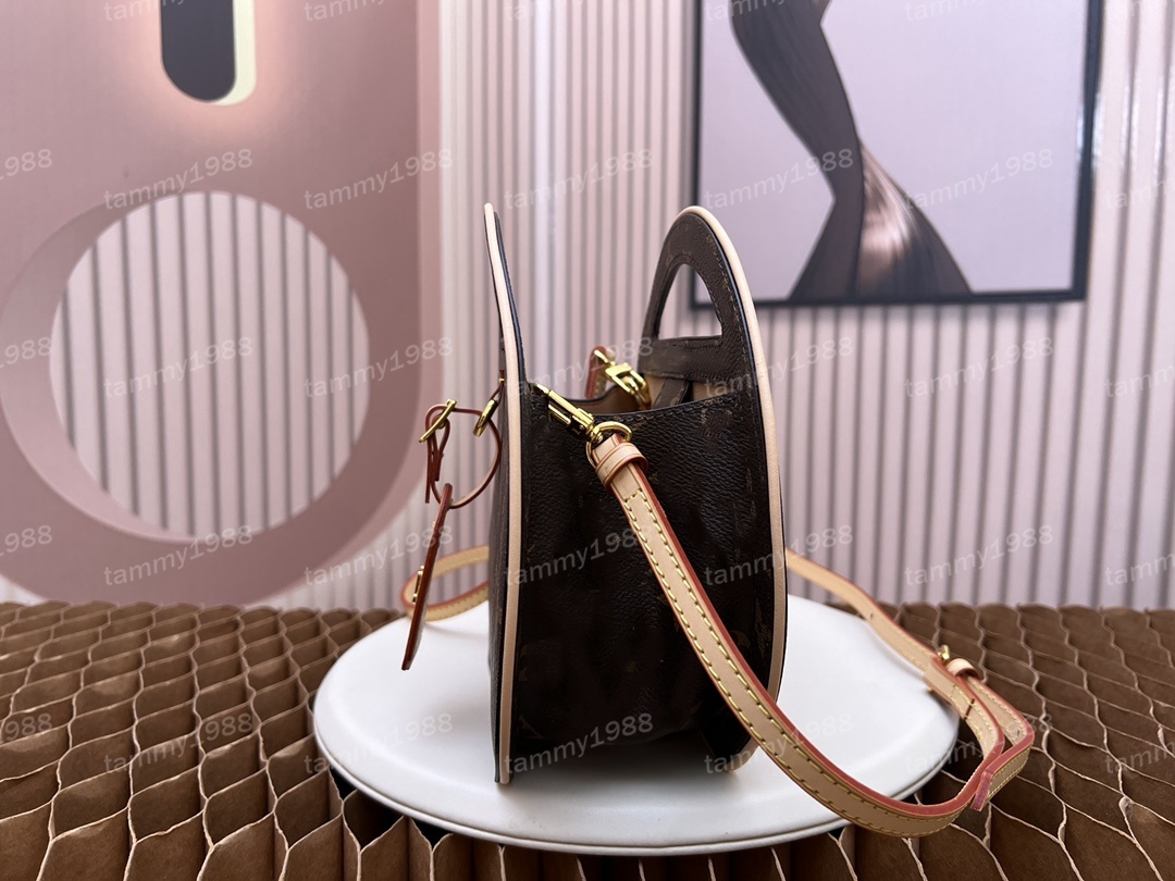 2024 Around Me Circle bag Designer bags Women Shoulder Bag Luxury Cross Body Fashion 24SS Round Purse Around Me PM Circular bag M47117 22.5x21x7cm