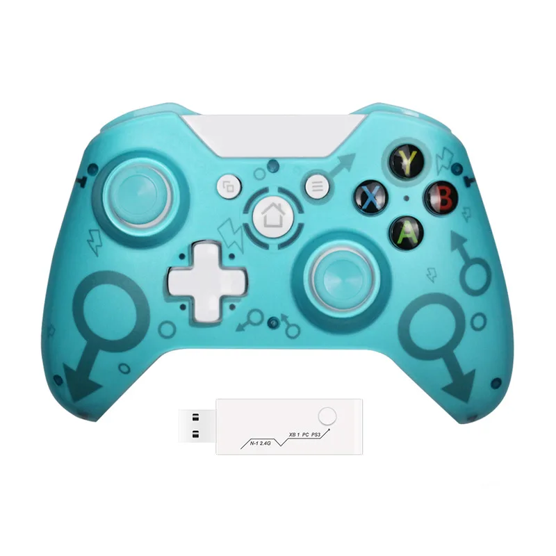 Gamepads 2.4g Wireless Gamepad mit Empfänger -Controller Gamepad Joystick für Xbox One/One S/One X/PS3 Games Accessoires