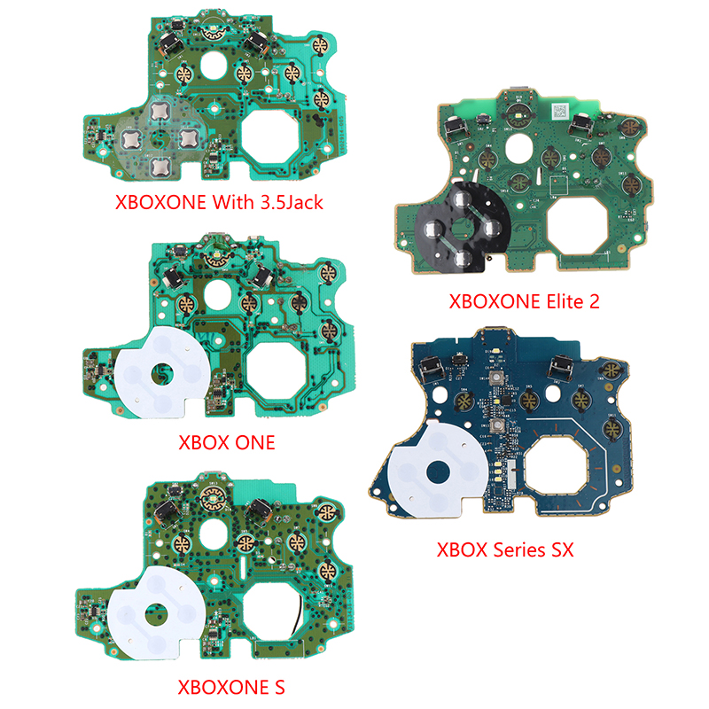 1st Circuit Board för Xbox One S X Elite 1 2 Handle Power Supply Panel Game Controller Program Chip Repair för Xbox Series S X