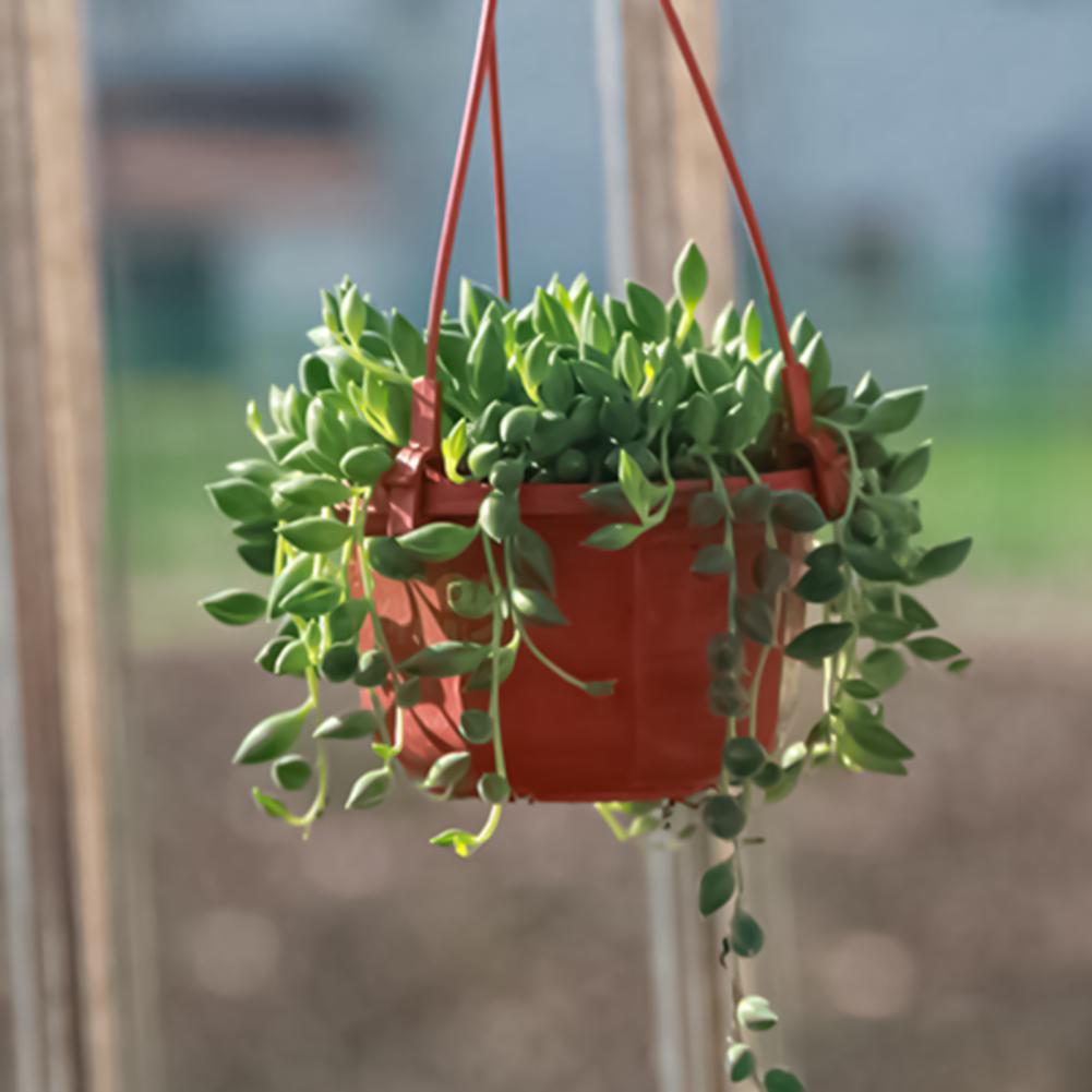 Cesto floreale riutilizzabile accrescere la piantana in plastica cesta di decorazioni decorazioni vasi di fiori cestino da giardino rotondo all'aperto