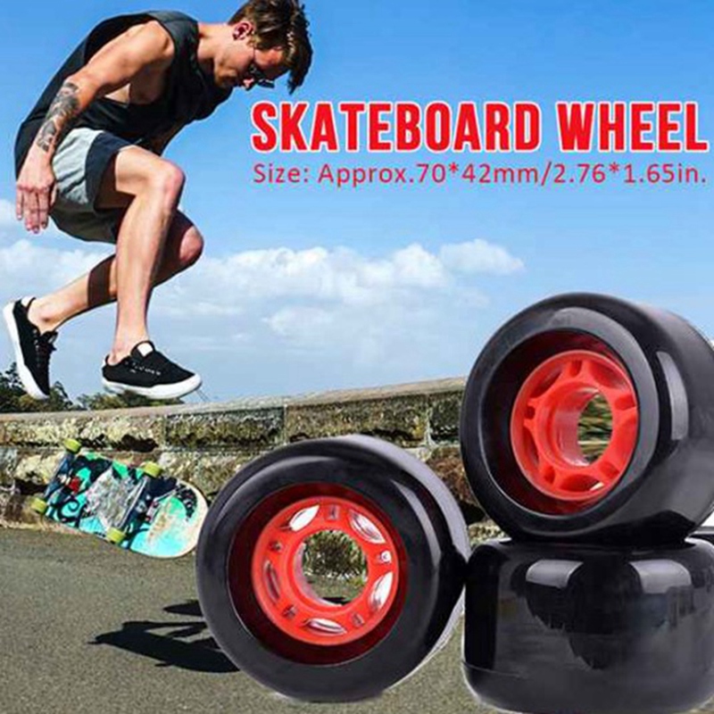 NIEUW 83A Polyurethaanwiel duurzaam skateboard wiel slijtage-resistente stabiele longboardwiel 70x42mm