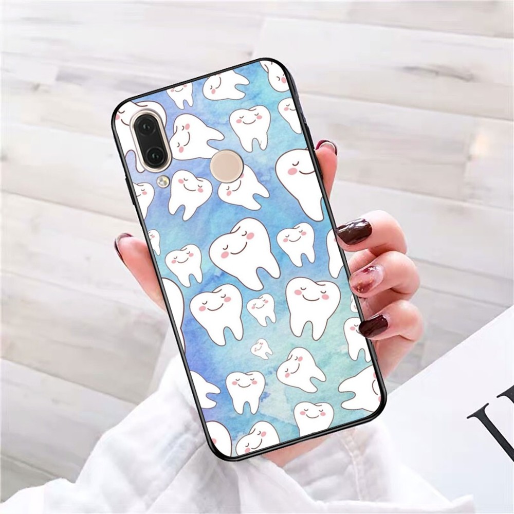 Dentist Teeth Tooth Phone Case For Samsung S 20 21 22 23 plus Ultra for Redmi Note 8 9 10 11 for Huawei Y 5 6 9