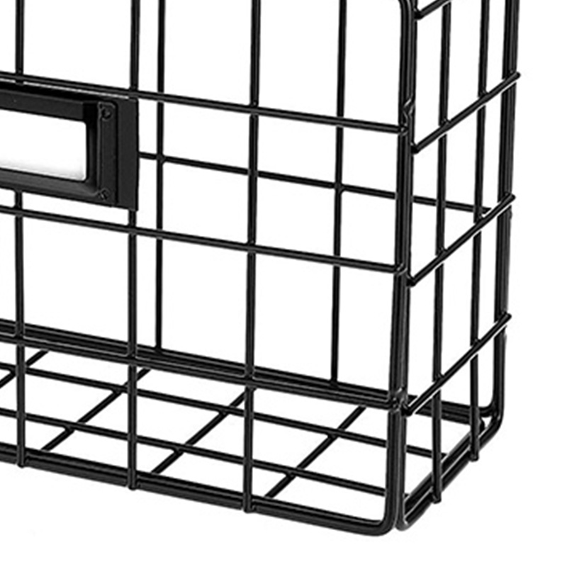 Wire Mail Basket - Wall Mounted Hanging Folder/Document Organizer - Economic & Easy To Install Tray For Home Office & More 1 Sl