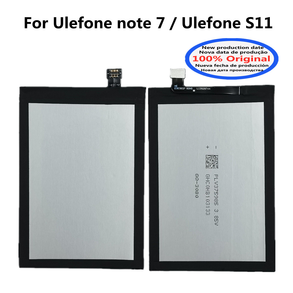 Batteria ULEFONE ULEFONE ORIGINALE al 100% di alta qualità Ulefone S11 / Note 7 Batteria cellulare Smart Mobile Batterie Baterij