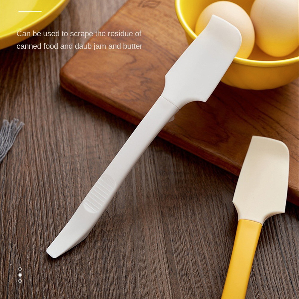 1~Silicone Mini Kitchen Spatula Cream Butter Cake Spatula Mixing Batter Scraper Brush Butter Mixer fits all kinds of jars