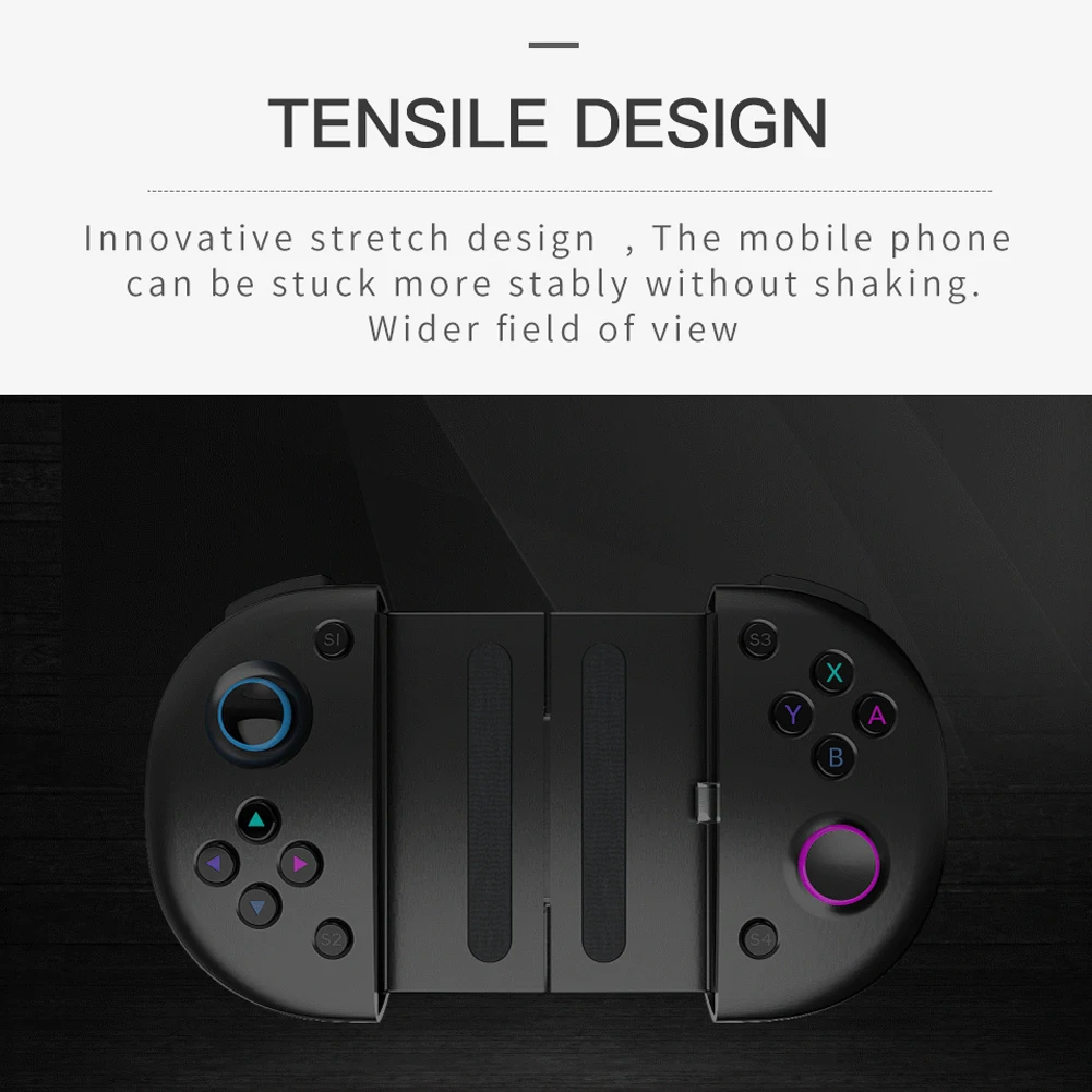 GamePads Type C Wireless Phone Game Controller Uitbreidbare joystick Dust proof draagbare draagbare Decor voor Android -iPhone