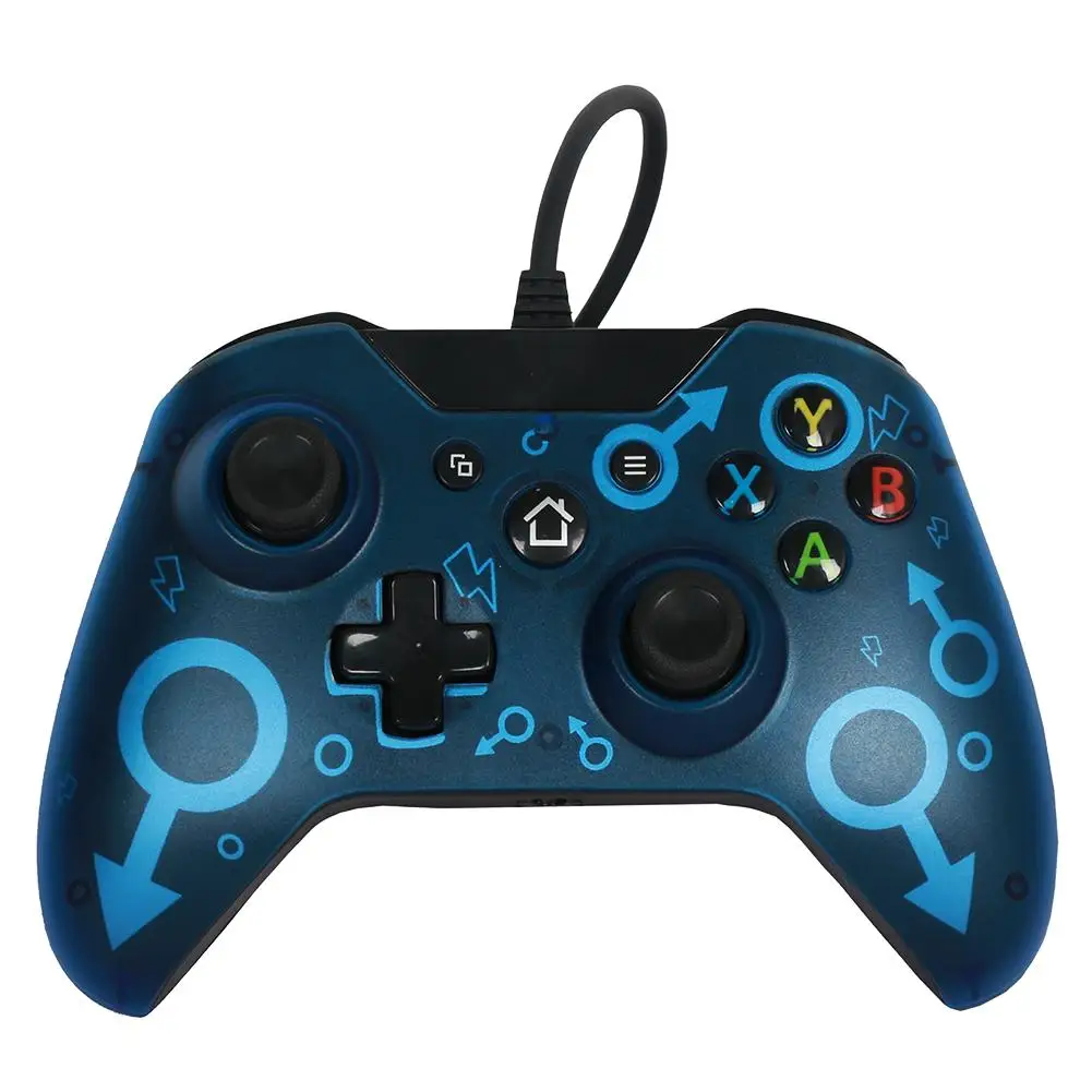 Gamepads 2,2m wire gamepad USB joypad durevole controller a doppia vibrazione la festa di intrattenimento la festa di intrattenimento Microsoft Xbox One Slim