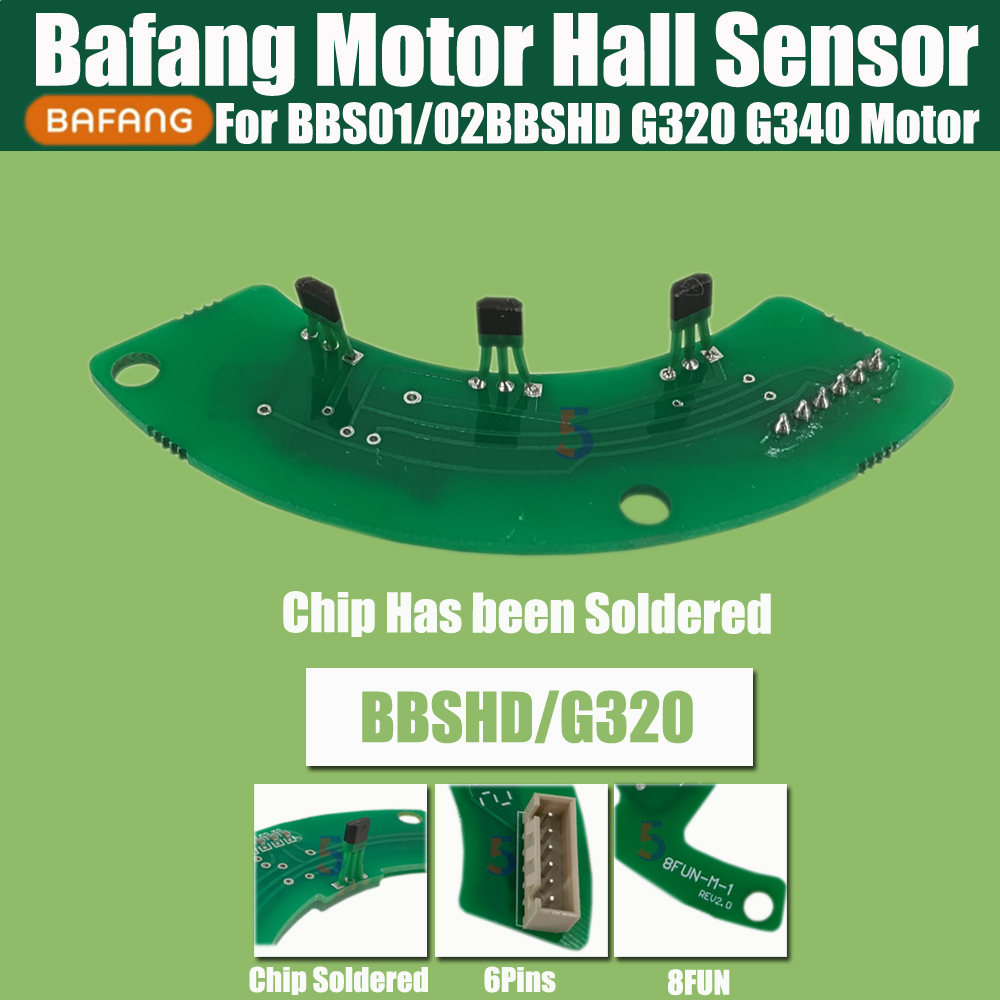 BAFANG MID MOTOR HALL SENSOR PCB Placa com chip Motor Hall Placa para BBS01 BBS02 G340 BBSHD G320 M615 BAFANG MOTOR PEÇAS