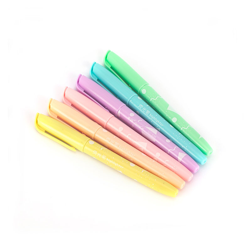 Highlighter Pen Candy Corndy Markerscolor Pastel школьные канцелярские канцелярские принадлежности поставляют ручную ручку ручки