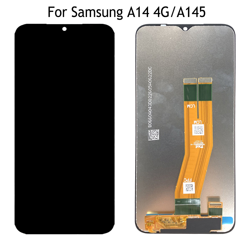 Wysoka jakość 3/5/dla Samsung A14 LCD Disport Screen Digitizer dla Samsung A14 4G A145F A145M A145P LCD Wymień