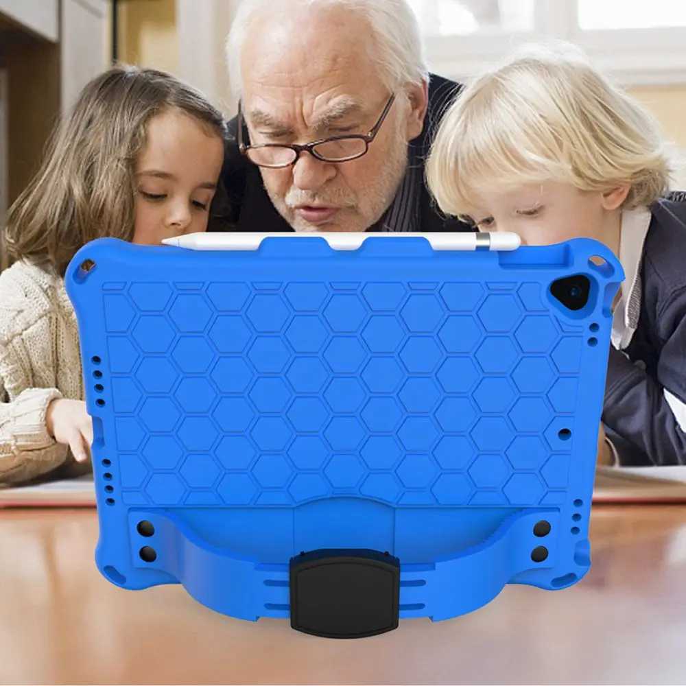 Tablet PC -fall Väskor Fall för iPad 5: e / 6 /7 /8 /9 /10: e generationen EVA Tablet Cover för iPad 9th Generation Case Pro Air 2 3 4 5 Kids 240411