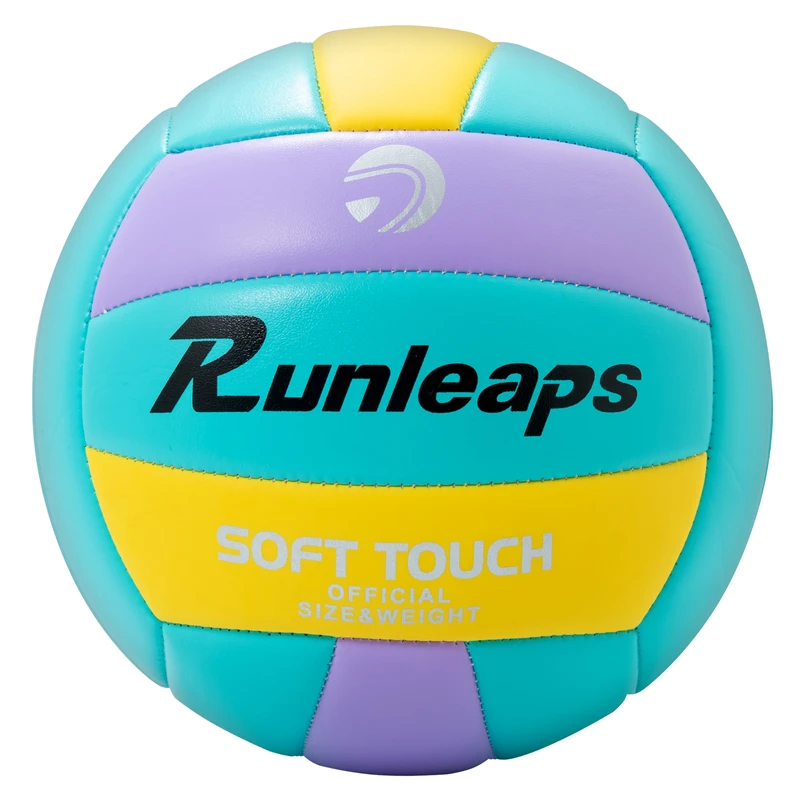 Pallavolo da pallavolo da pallavolo palla soft touch pu beach beach pallayball size 5 sport a squadra giovani uomini studentesse abbina blu viola