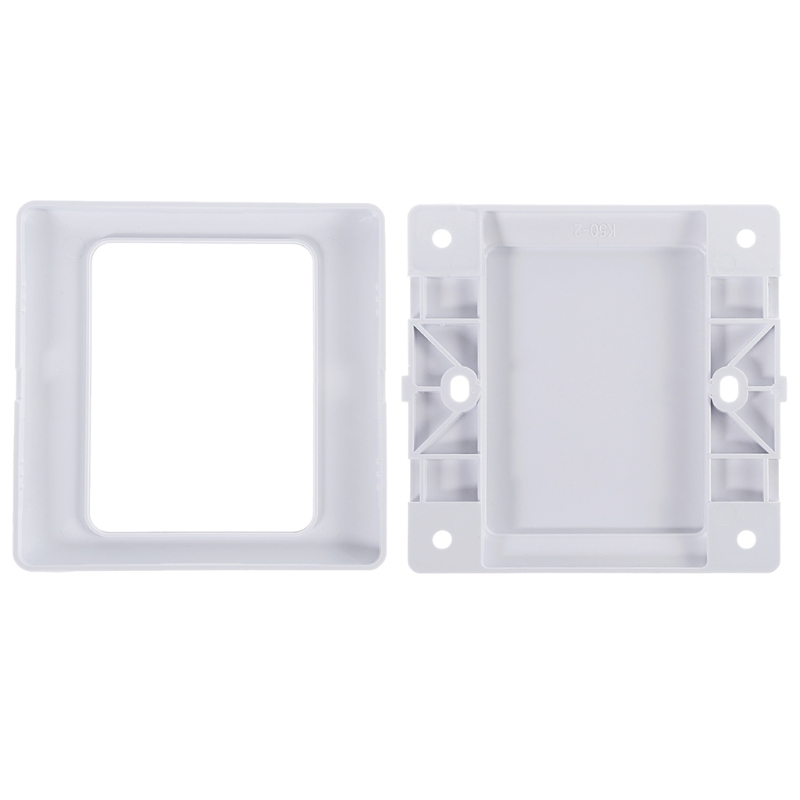 Electric Wall Socket Blank Cover Panel Whiteboard ABS Outlet Plate Bezel