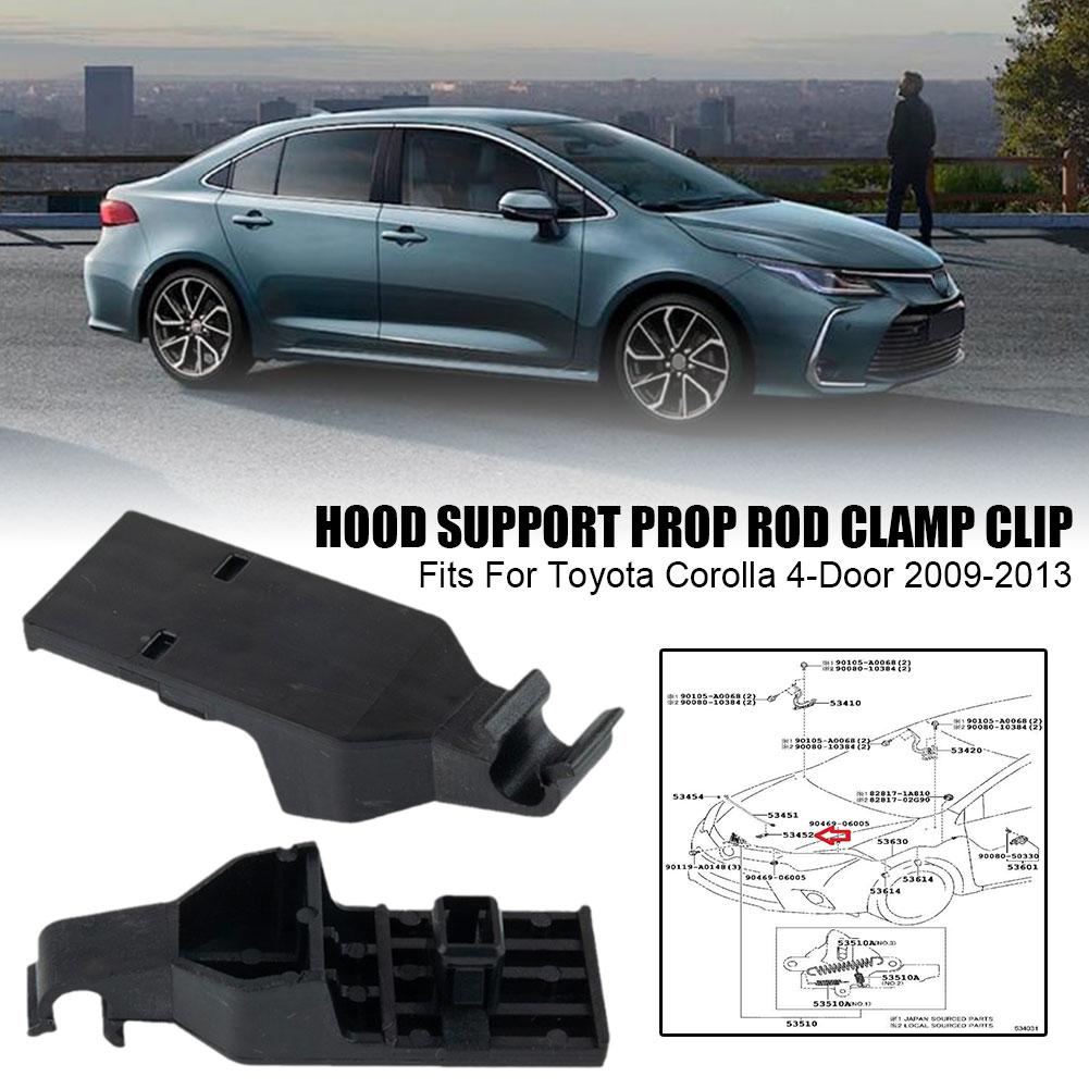 Toyota Corolla 4 porte 2009-2013 Cappuccetto auto 53452-02090 Clips CLIPS CLIPS CHOOD FORNALIZZAZIONE SUPPORTO DI SUPPORTO M6X8