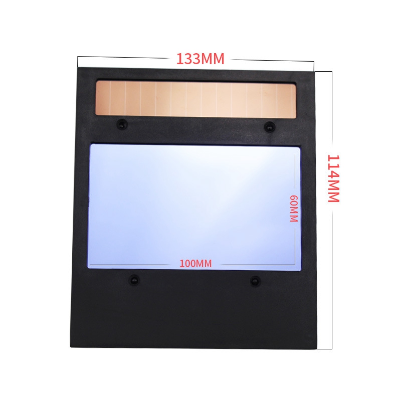 Svetslins solenergi Automatisk LCD -dimning Svetshjälmfilterglasögon Svetslinspanelersättningsfilter