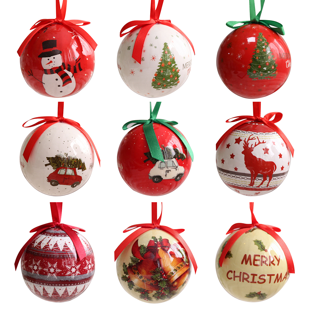 2024 Ornamenti dell'albero di Natale palla di Natale Halloween di Halloween Accessori palline a pendente navidad 2023 Hangings di Natale