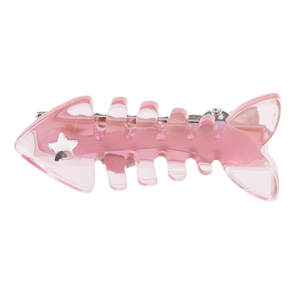 Pink Small Fish Barb Haarnadelstil Duck Mund Clip Site Accessoires Design neuer Haarknall I1m3