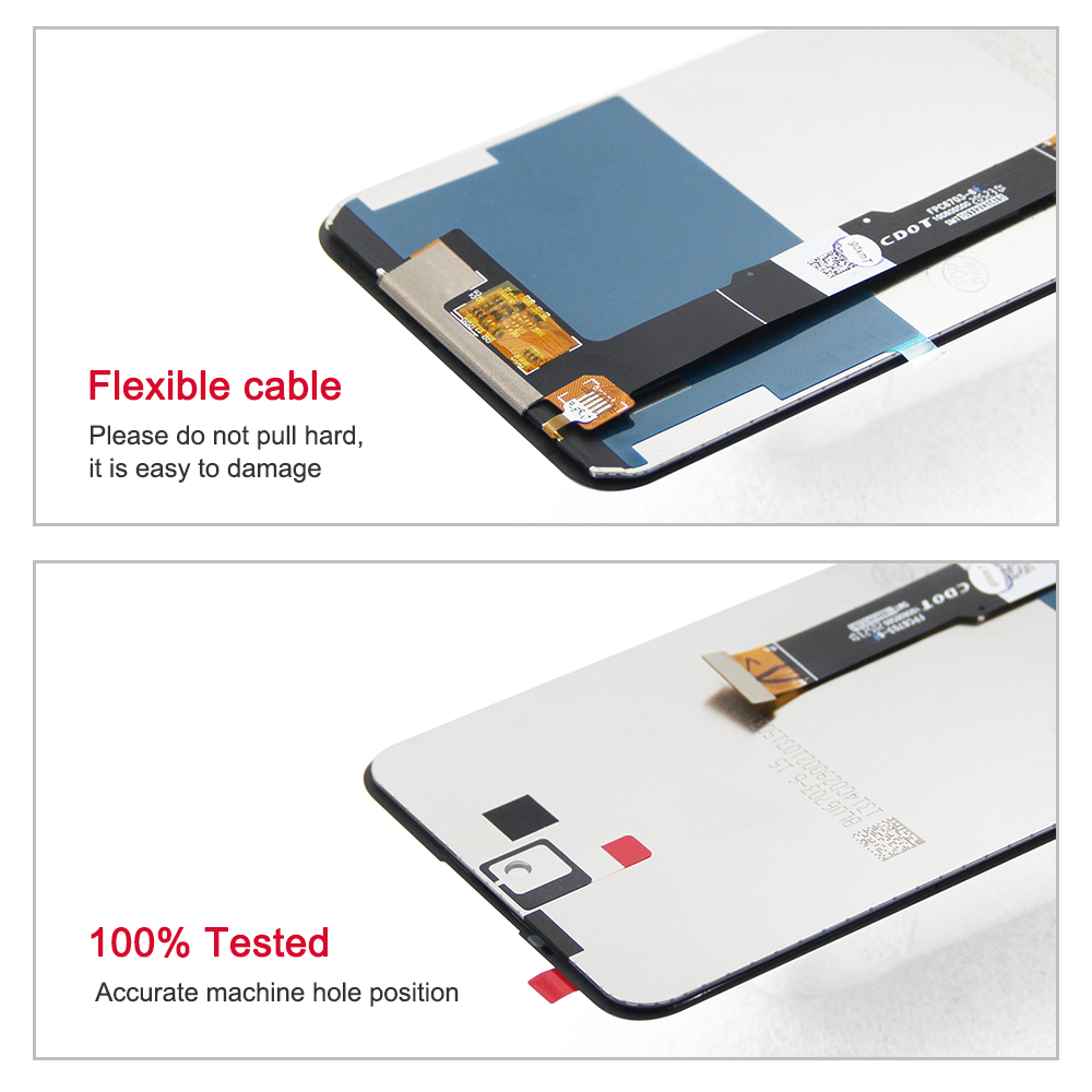 6.67 '' Origineel voor TCL 20 5G LCD Display Touchscreen Digitizer -assemblagement voor TCL 20 5G T781 T781K T781H LCD Display