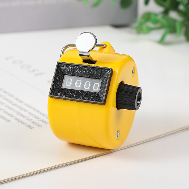 Counter 4 Digit Number Counters Plastic Shell Hand held Finger Display Manual Counting Tally Clicker Timer Points Clicker