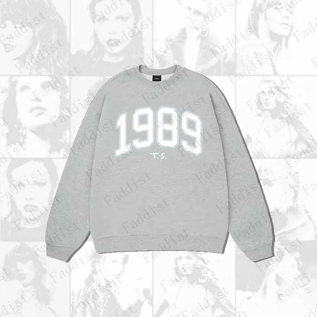 Felpa con cappuccio femminile KPOP T.S 1989 2023tail The Era Tour sciolto cartone animato cartoon o scollo a maniche lunghe Cotton Y2K Oversize Spezza simpatica 240413