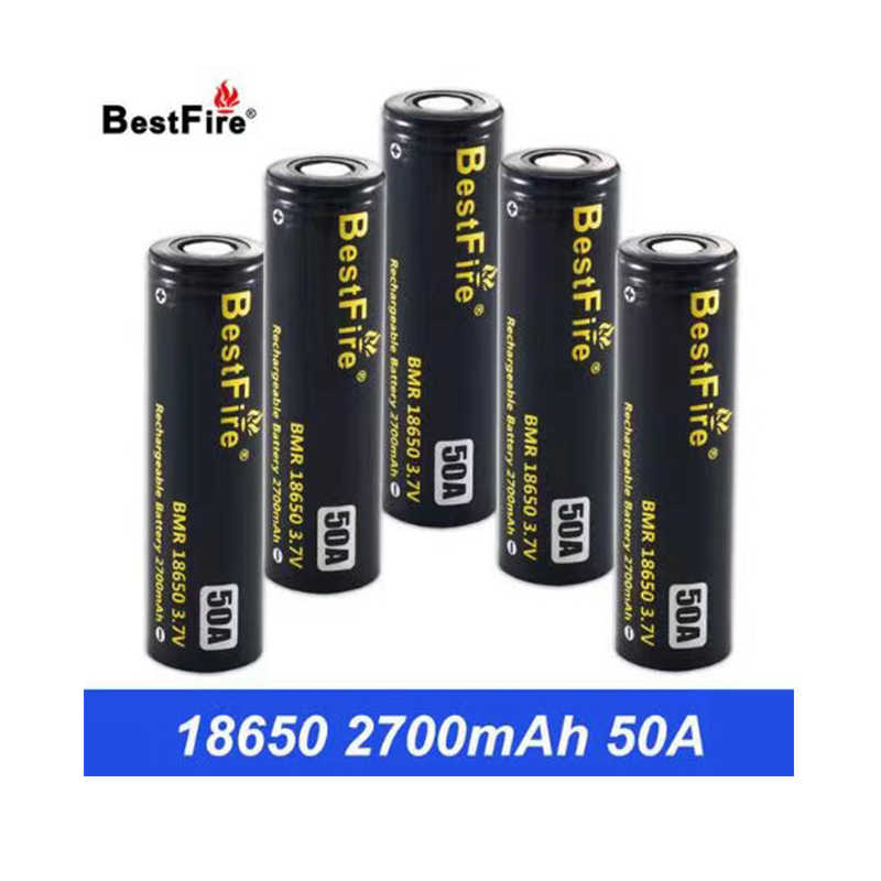 Autentic BestFire BMR IMR 18650 Batteri 2600mAh 60A 2700mAh 50A 3100mAh 3500mAh 40A Kapacitetsavlopp Laddningsbara litiumbatterier Black Box Packaging Original