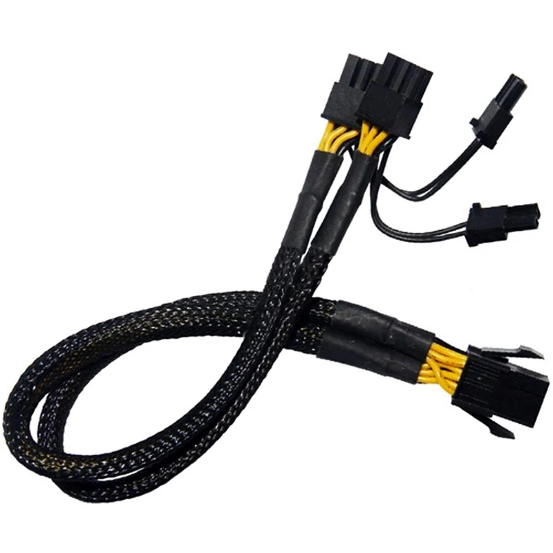 Supplys PCIE 6 Pin to Dual PCIe 8 Pin 6+2 Image Card PCI Express Power Adapter GPU VGA YSplitter Extension Cable