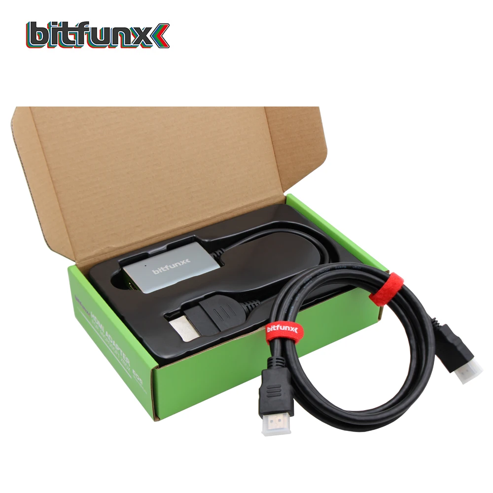 Аксессуары BitFunx HDMI Converter для Microsoft Xbox Retro Console Console Поддержка высокой четкости 480p 720p 1080i