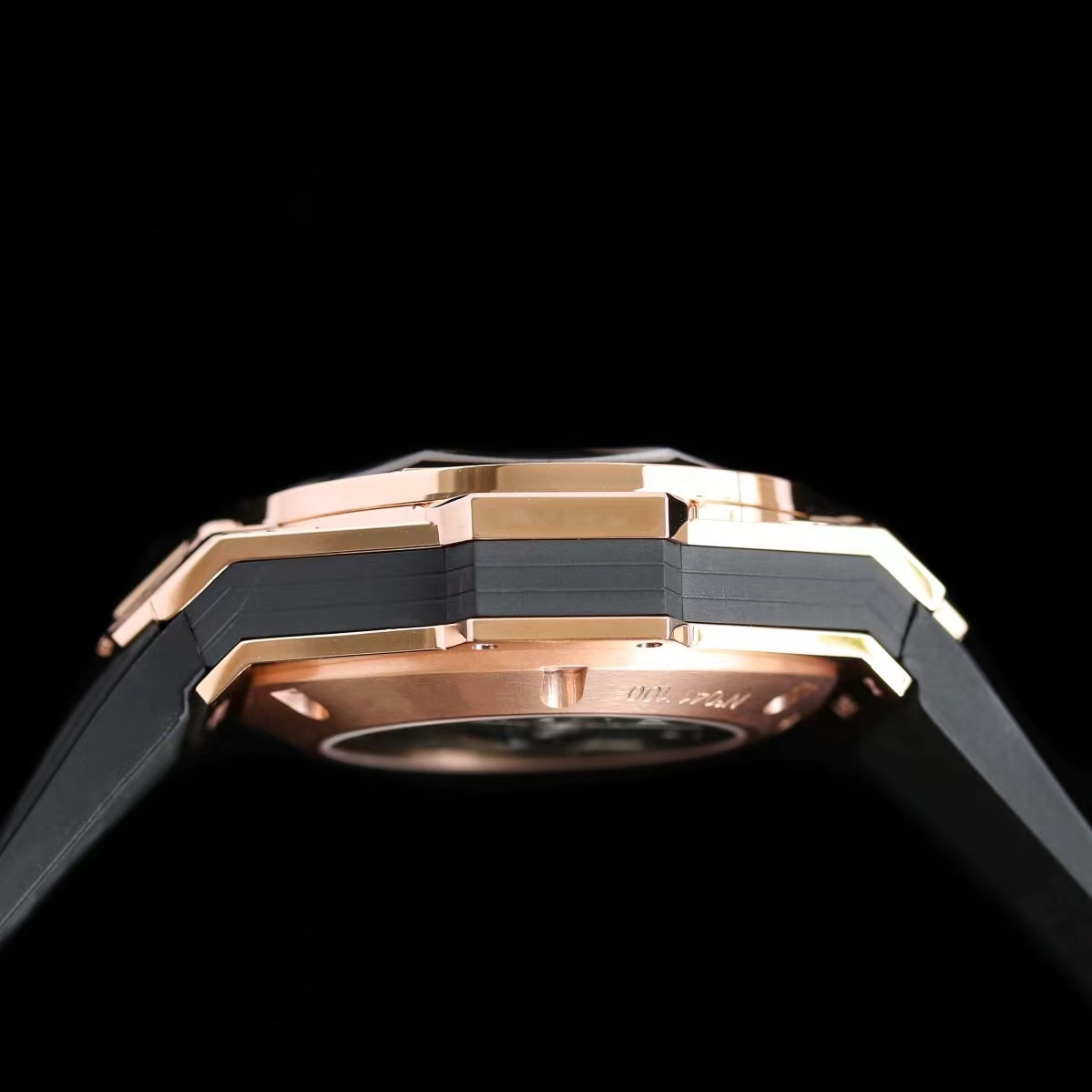 2024 New Hbffactory Herren Watch V2 Upgrade Hülle Größe 45 mm hexagonaler Lünette importierten Fluororubber -Gurt mit 7750 Automatisch Chronographen Bewegung Saphirglas