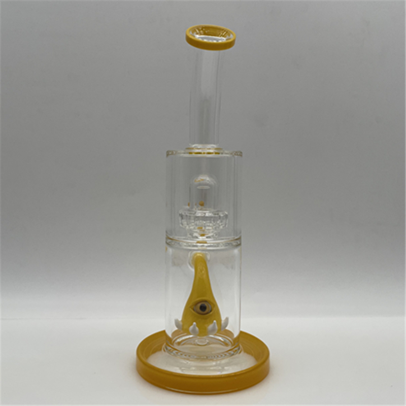 11-дюймовые стеклянные кальяны 3 цвета одноглазые монстры Percolator Glass Bong 14 мм миска