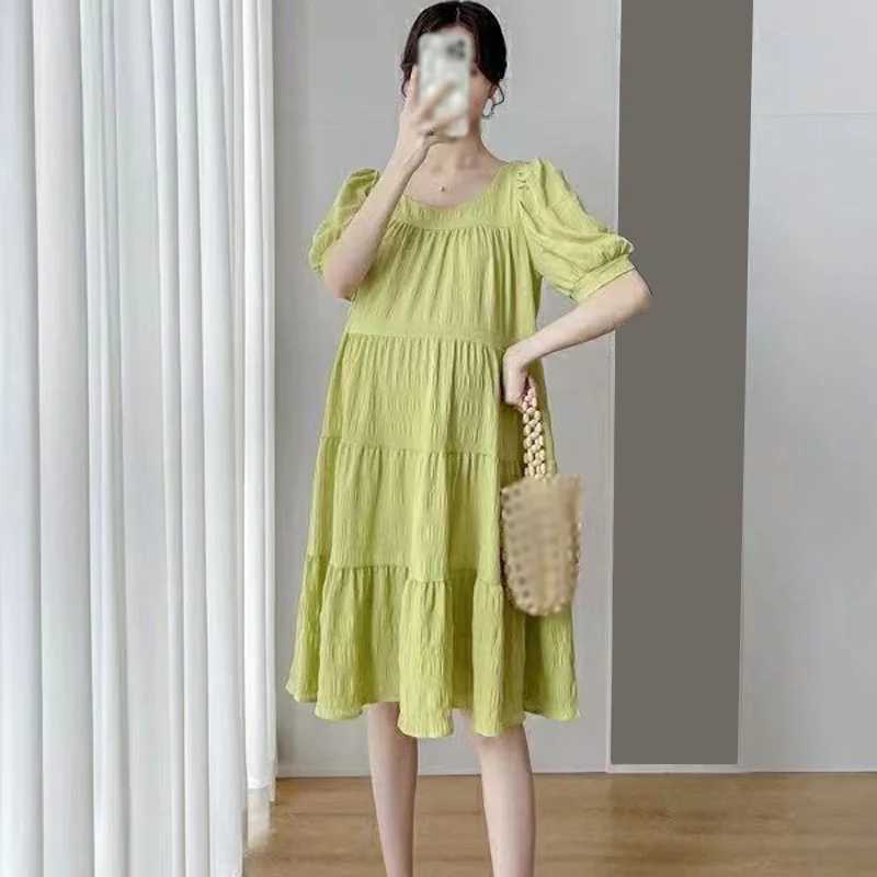 Maternity Dresses New Summer Fashion Pregnant Womens Dress 24412