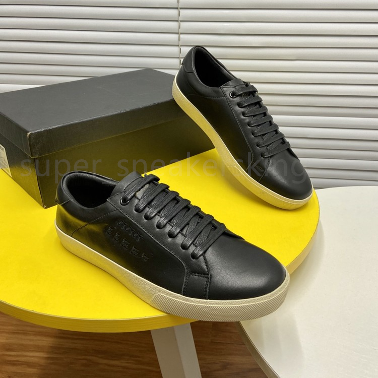 Buty designerskie TREAKERY MĘŻCZYZN Trenerzy Oryginalna skórzana platforma haftowana logo Signature Sneaker z rozmiarem pudełka 38-46