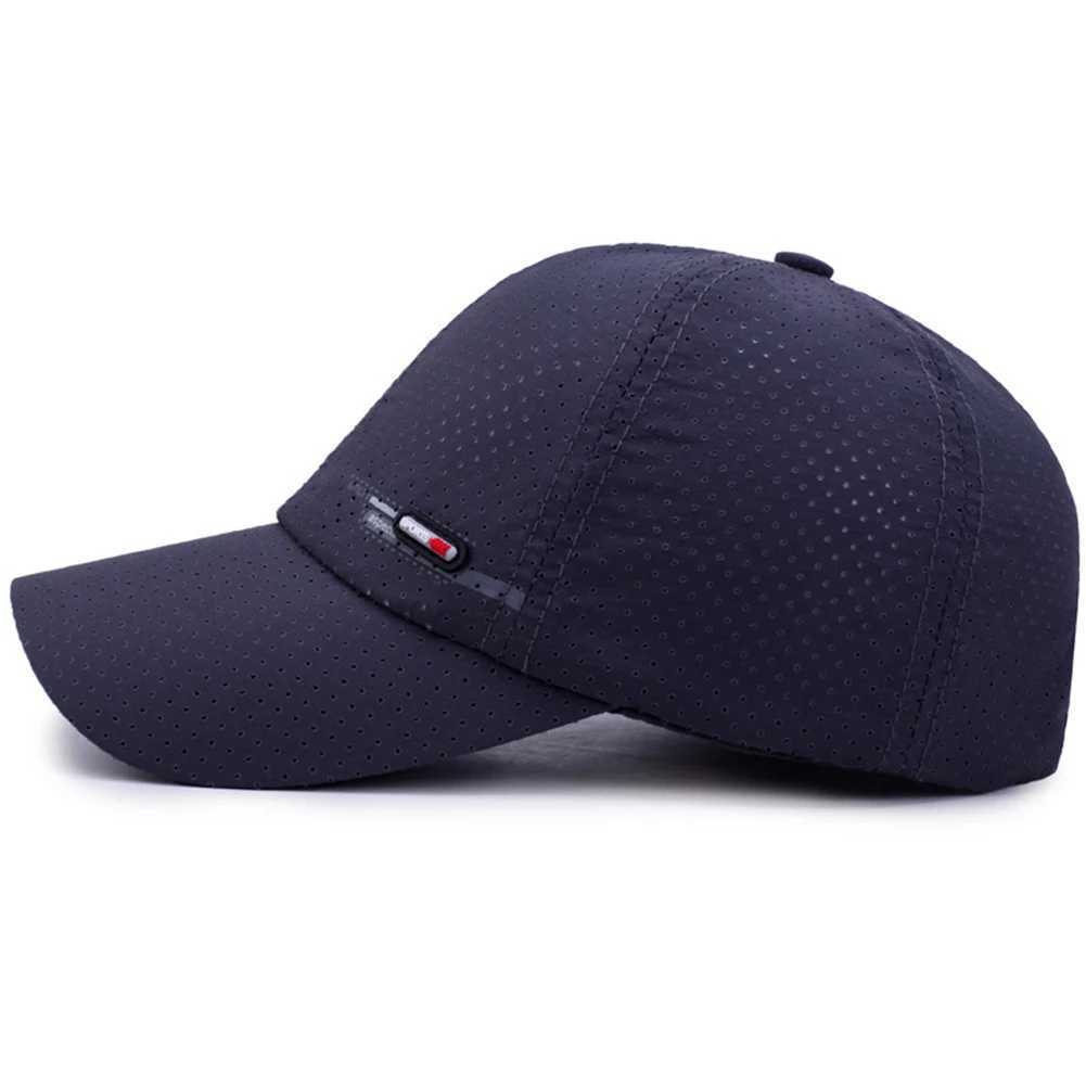 Bollmössor sommar lyx varumärke för män sport som kör svett baseball mössa male canada golf kepsar snabba torra kvinnor solid snapback ben hatl240413