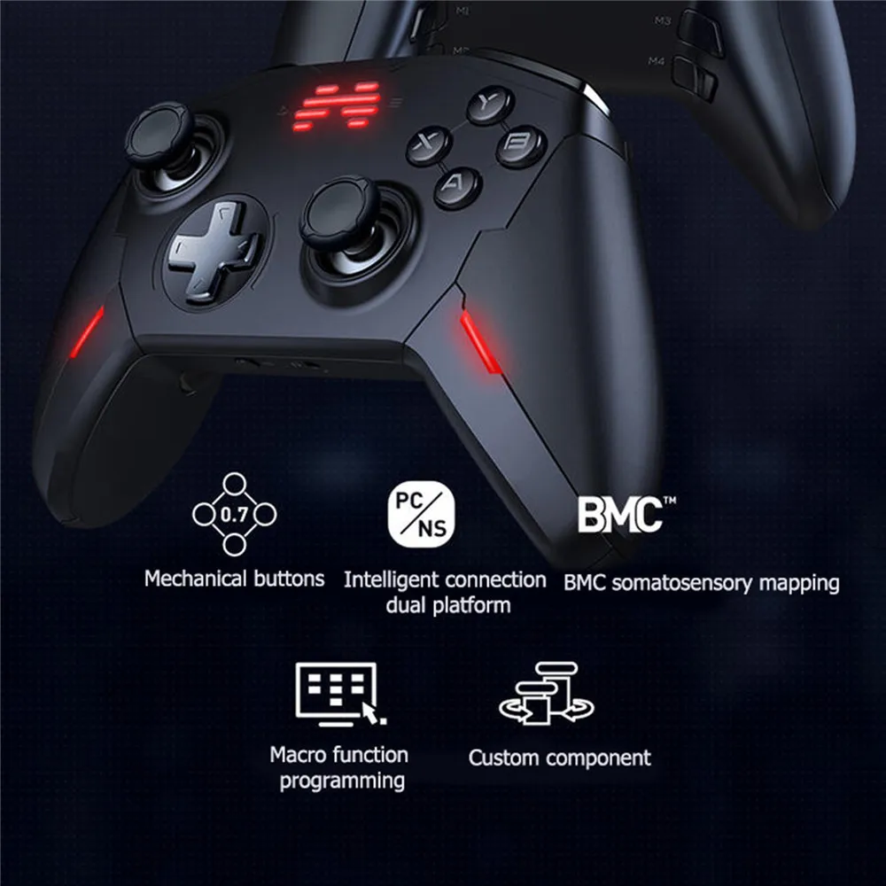 GamePads para T6 Elite Machinery Wired Controlador de juego Gamepad con cable de datos para maquinaria T6 Elite para el controlador de juego de PC Switch